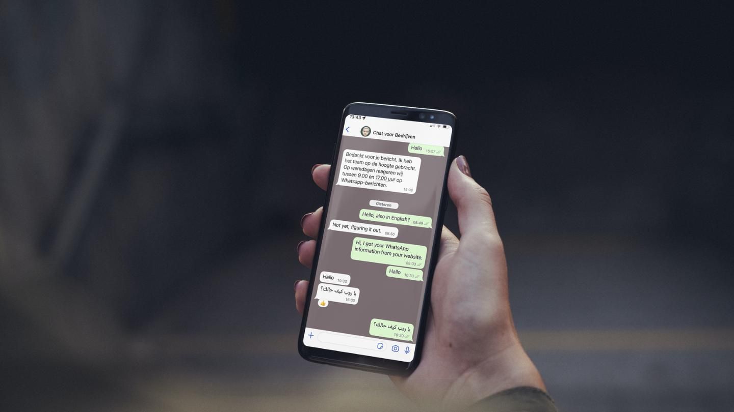 Conversationele AI Chatbot in WhatsApp met live vertalingen
